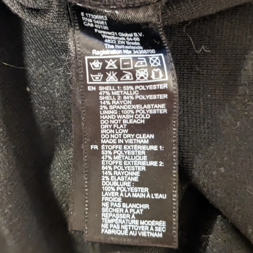 Forever 21 Dress Black and Purple  Cocktail Dress - Picture 7 of 7